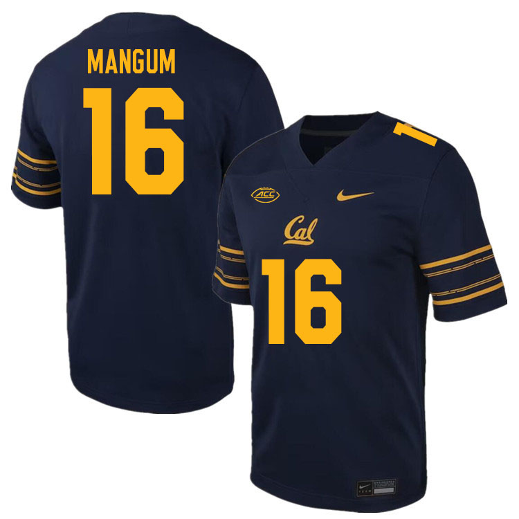 California Golden Bears #16 Mason Mangum ACC Conference College Football Jerseys Stitched Sale-Navy